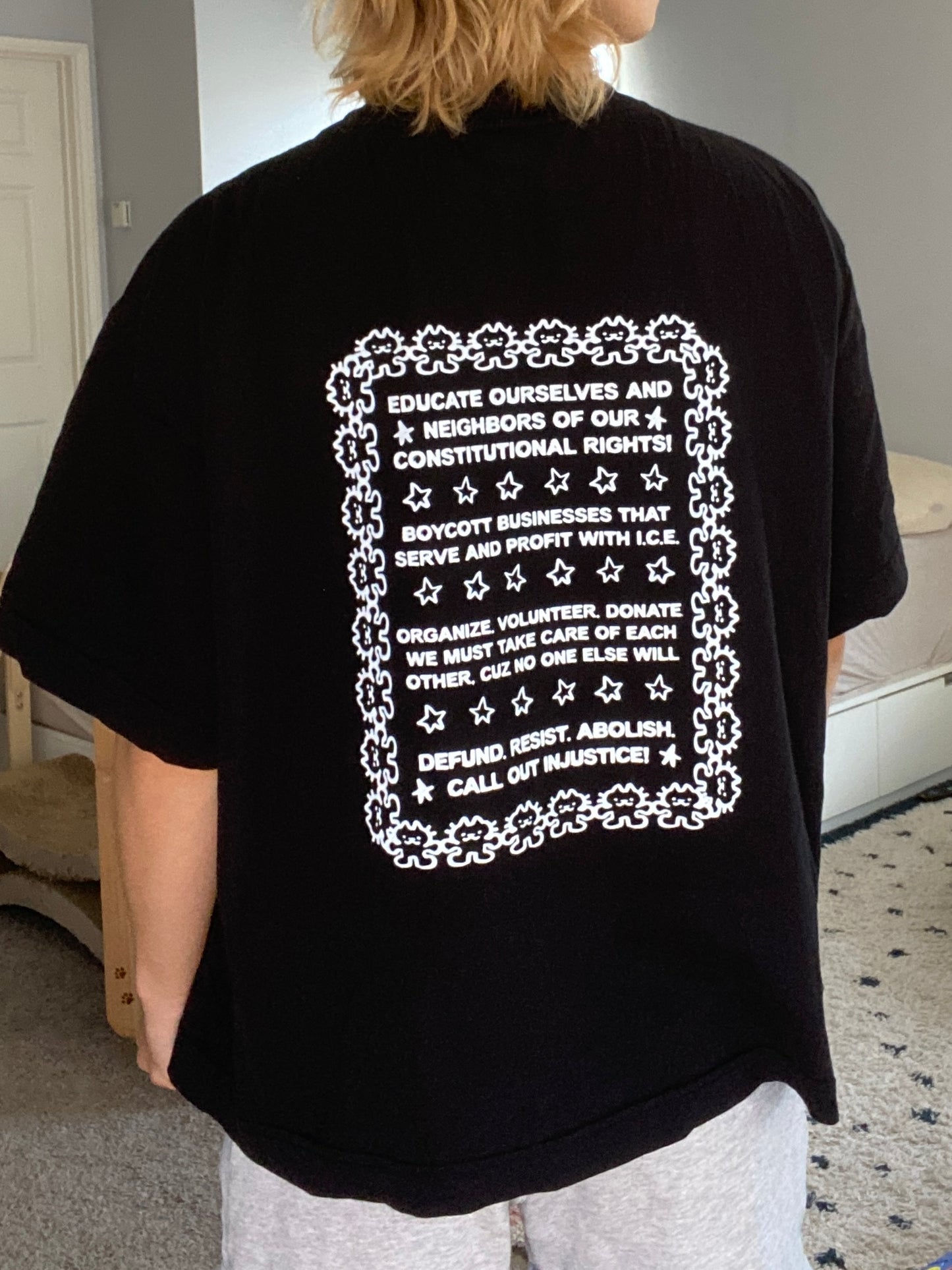 cat protest shirt (pre-order)