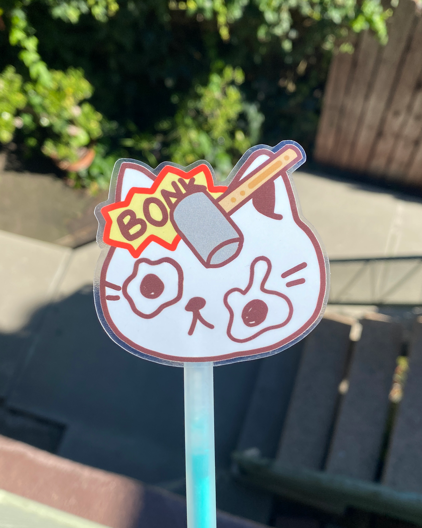 bonk cat sticker