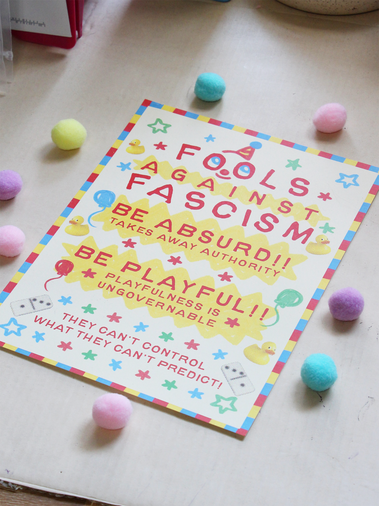 fools protest print