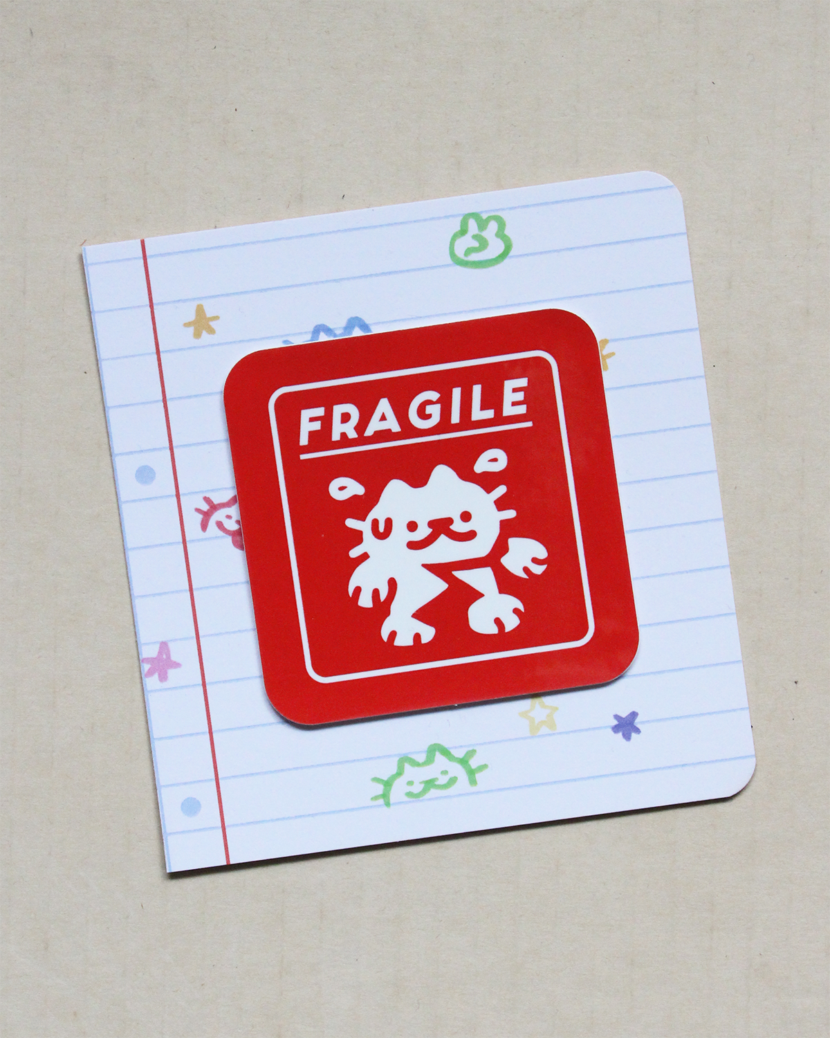 fragile sticker