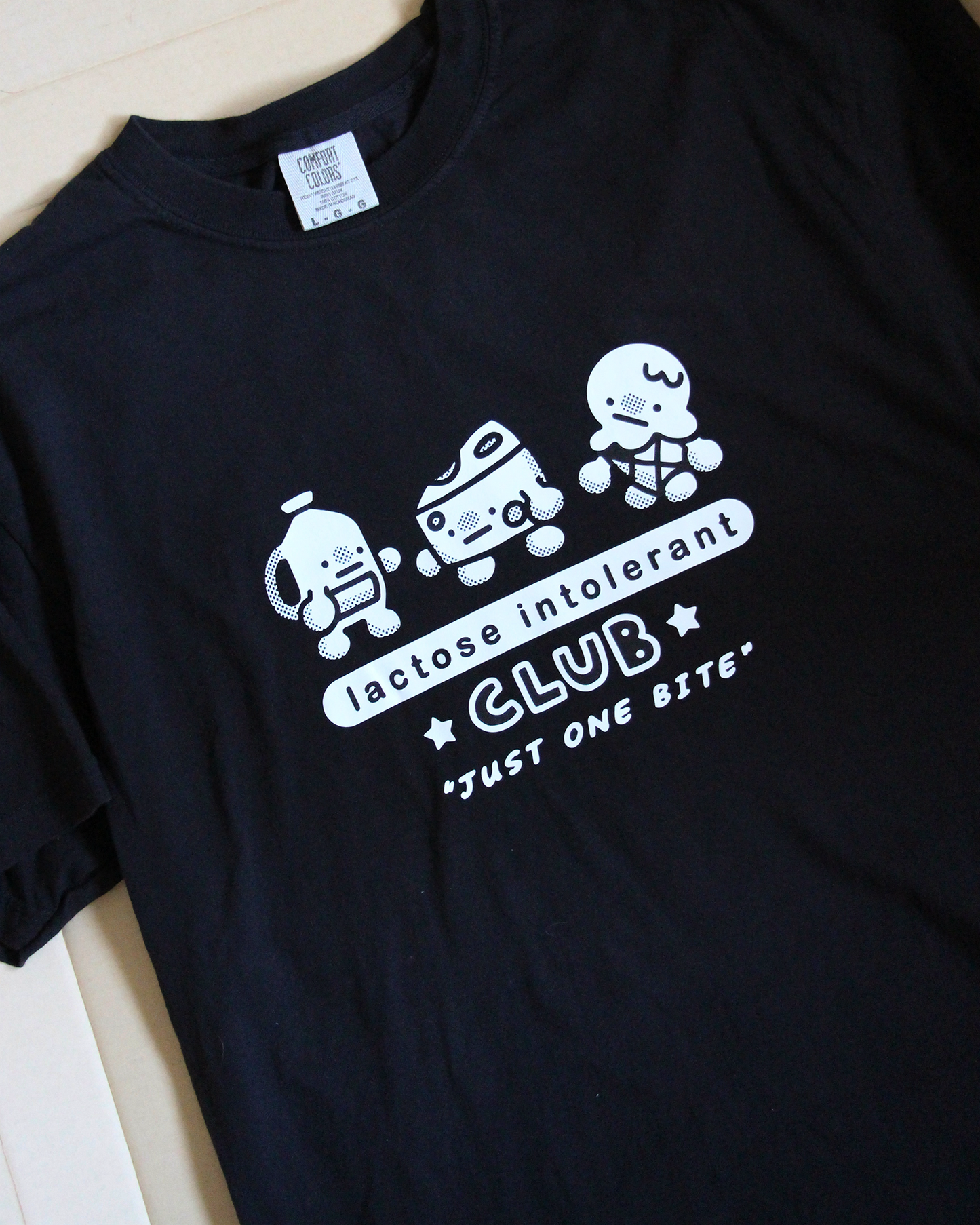 lactose intolerant club shirt