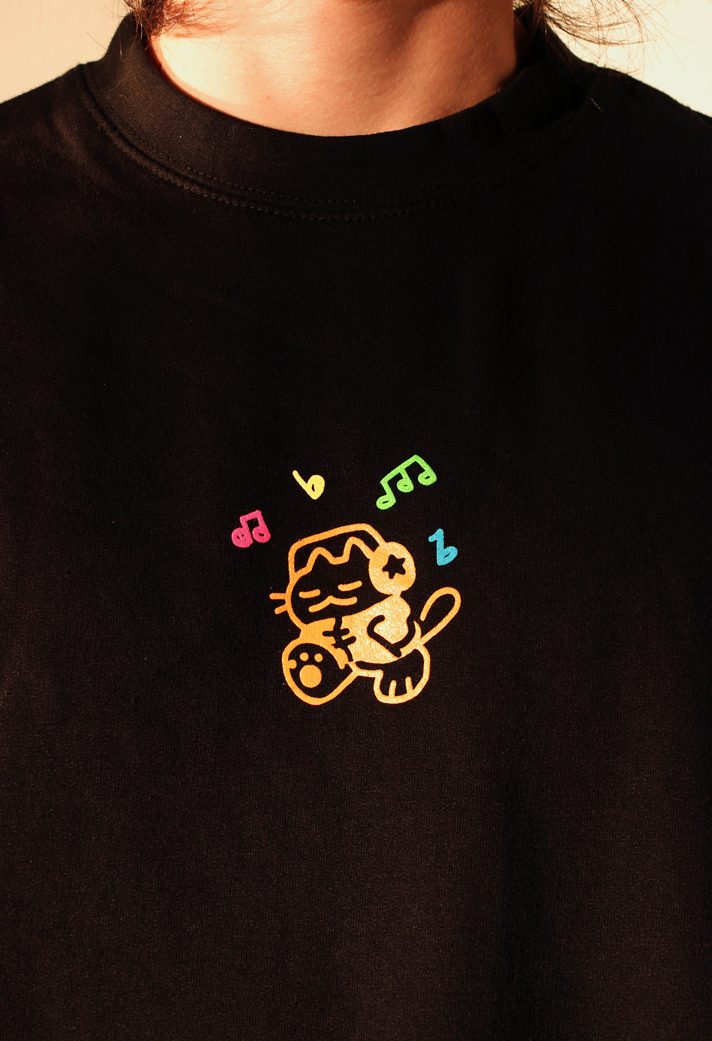 *old design* jammin' cat crewneck