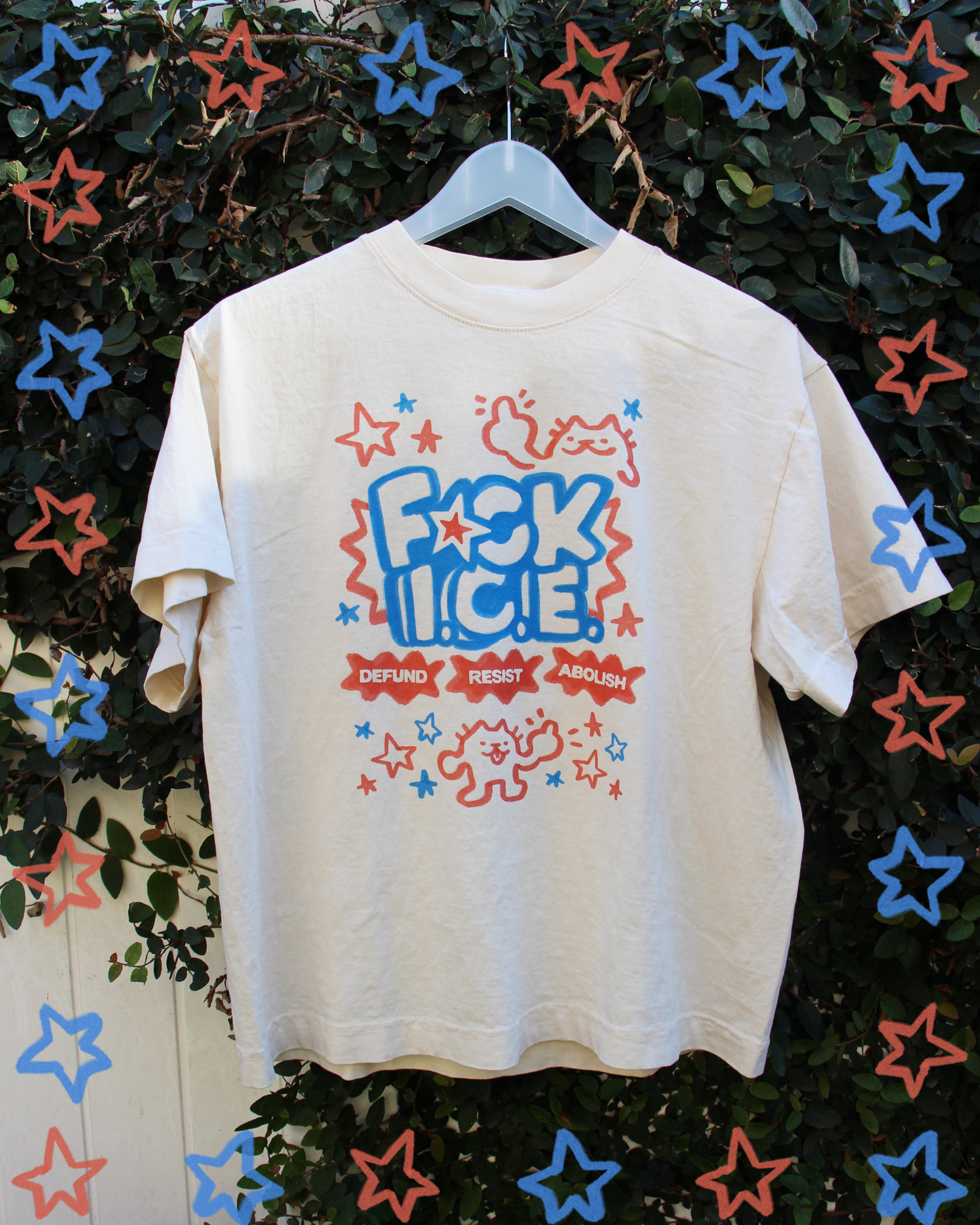 cat protest shirt (pre-order)