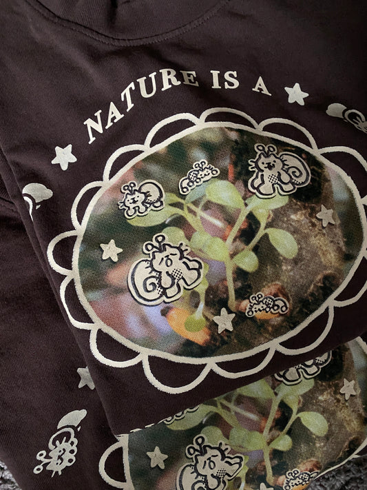 *misprint* 'nature is a constant symphony' boxy t-shirt