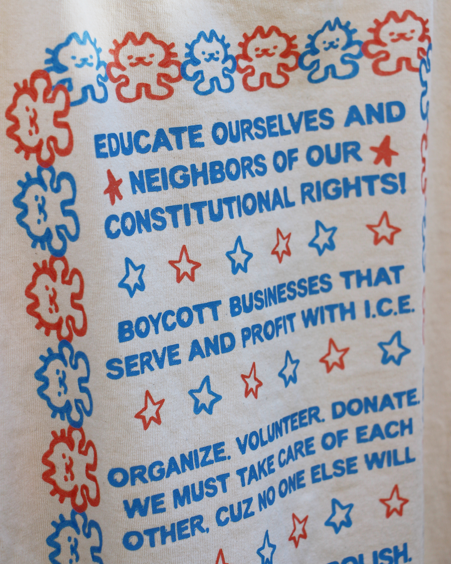 cat protest shirt (pre-order)