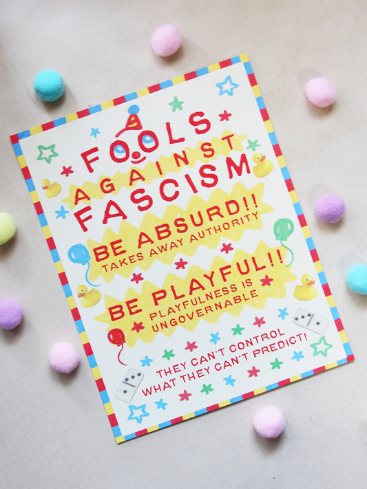 fools protest print