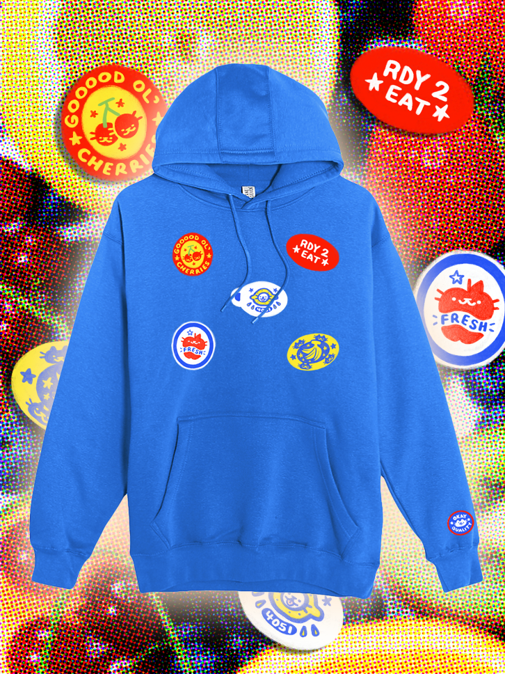 fruit sticker hoodie 3.0 (pre-order)