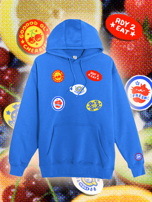 fruit sticker hoodie 3.0 (pre-order)