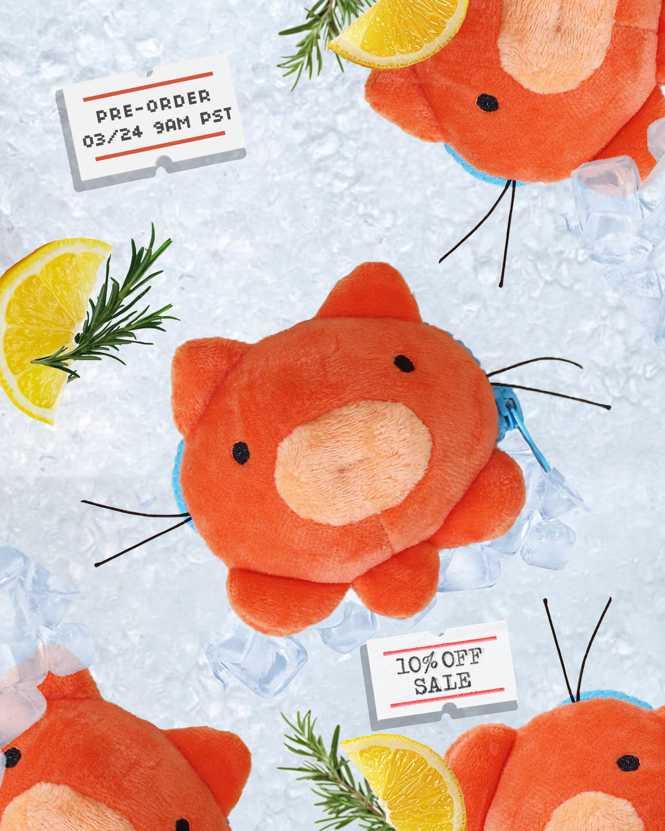 (pre-order) octo cat zipper plush keychain