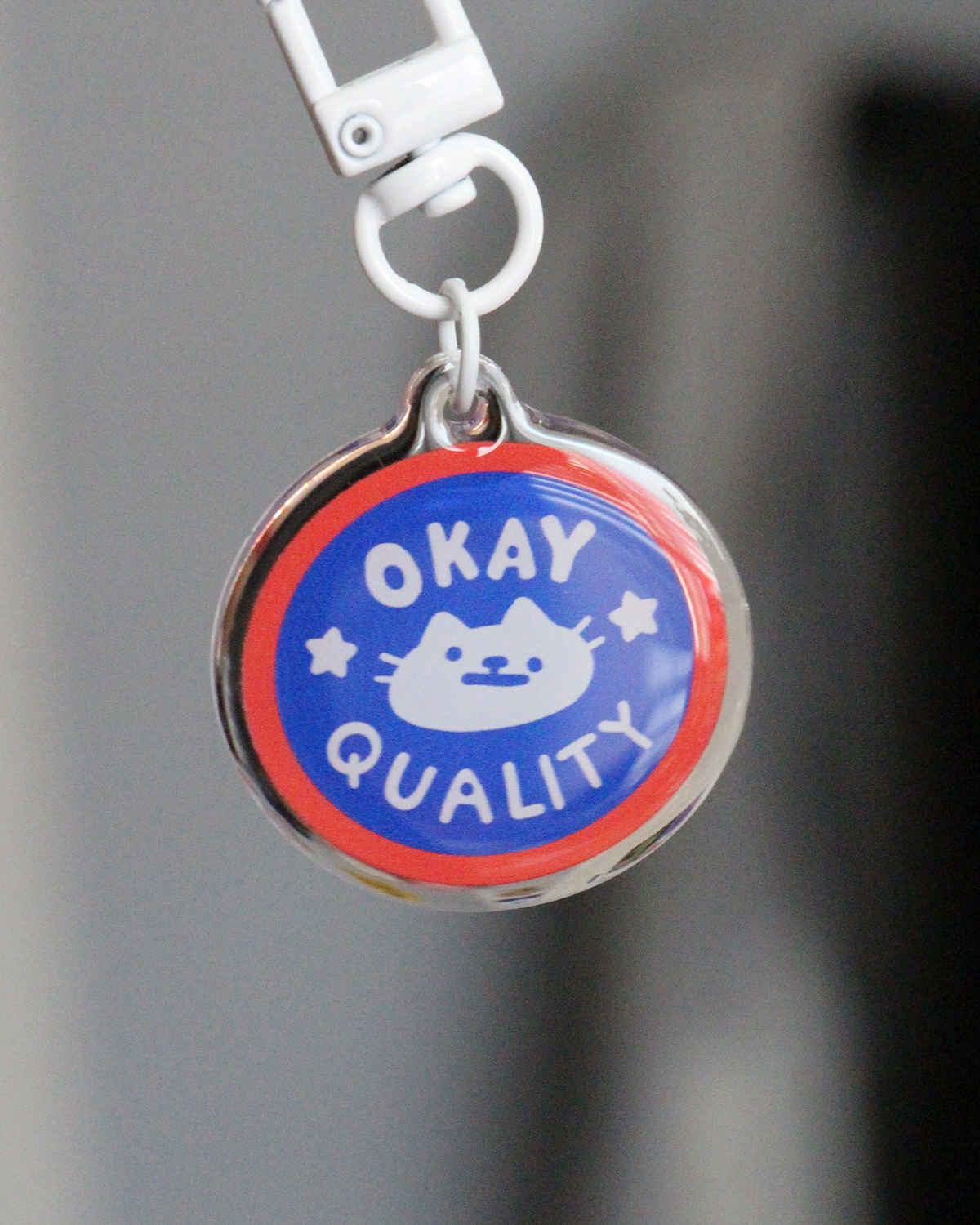 okay quality keychain