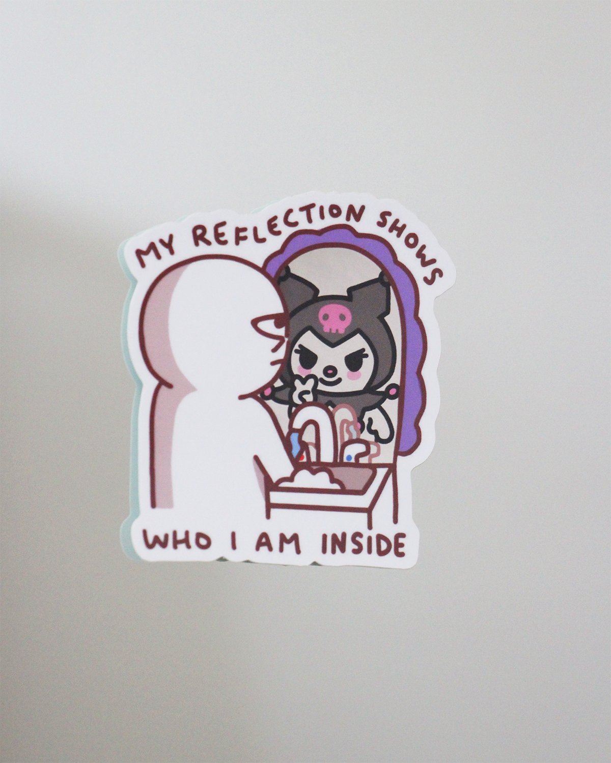 'my reflection' mirror stickers