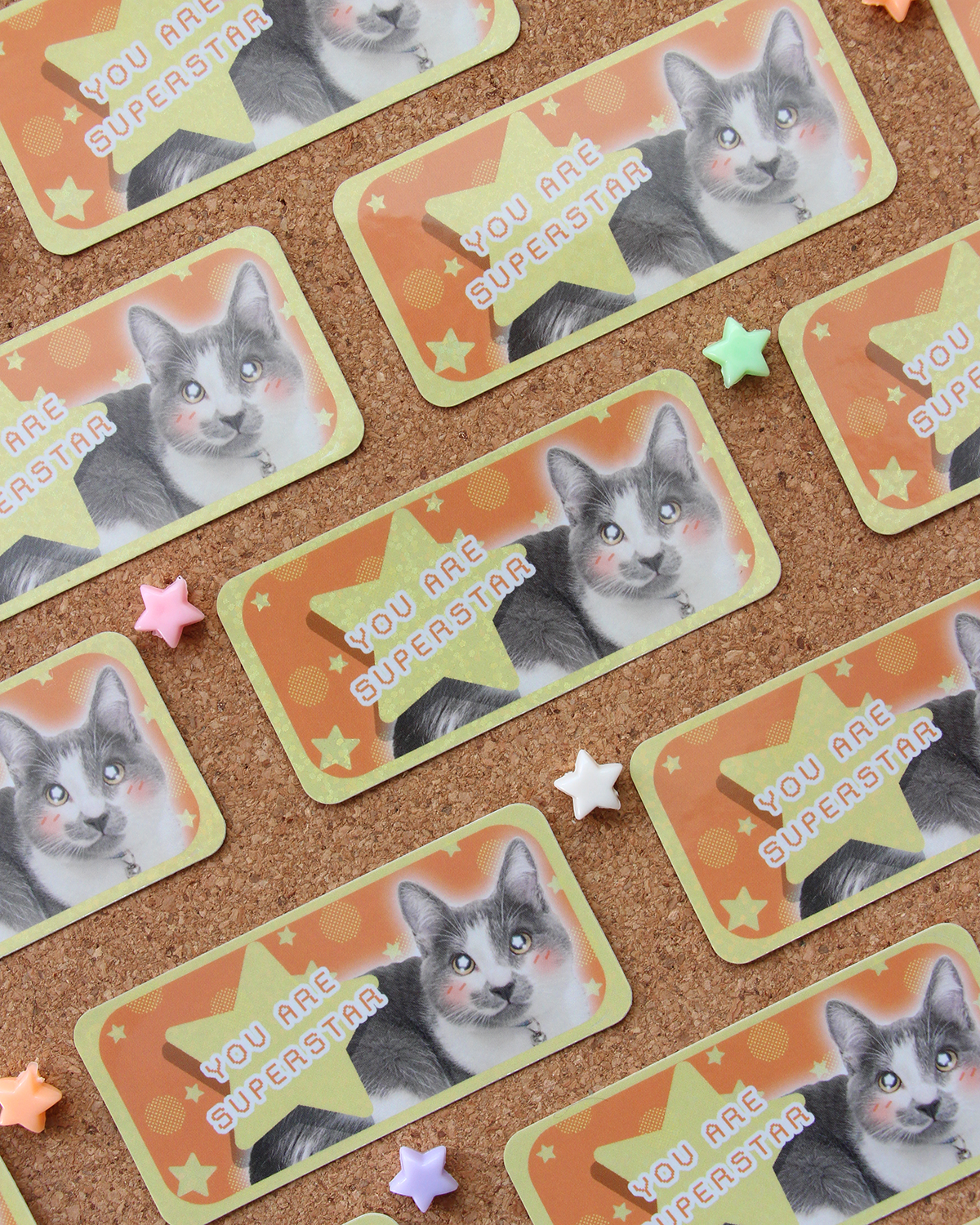 cat motivation stickers