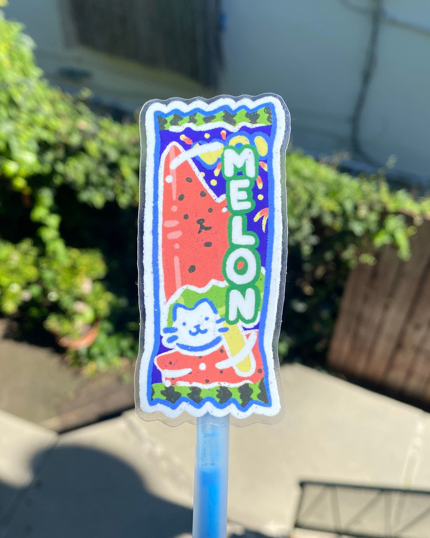 watermelon popsicle sticker