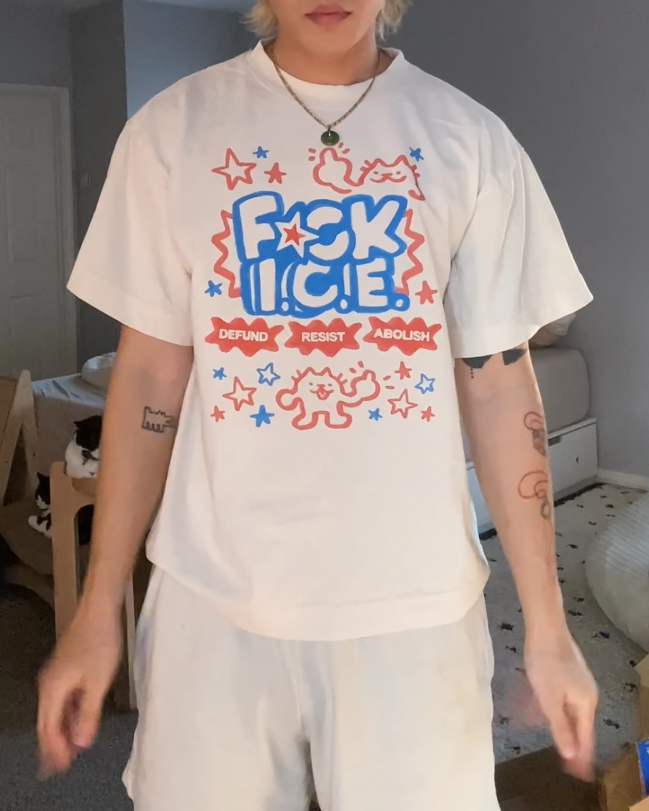 cat protest shirt (pre-order)
